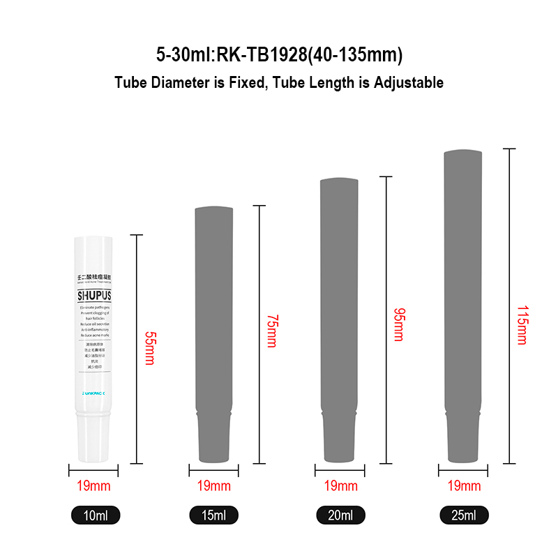 package tube round plastic tube for cosmetics