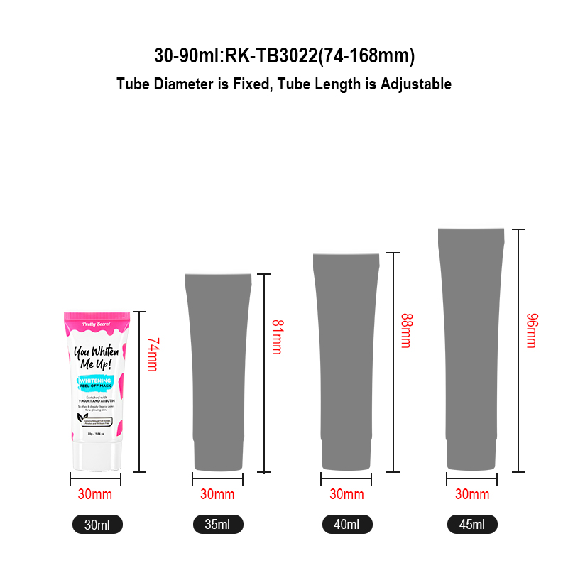 cosmetic plastic tube body cream tube packaging