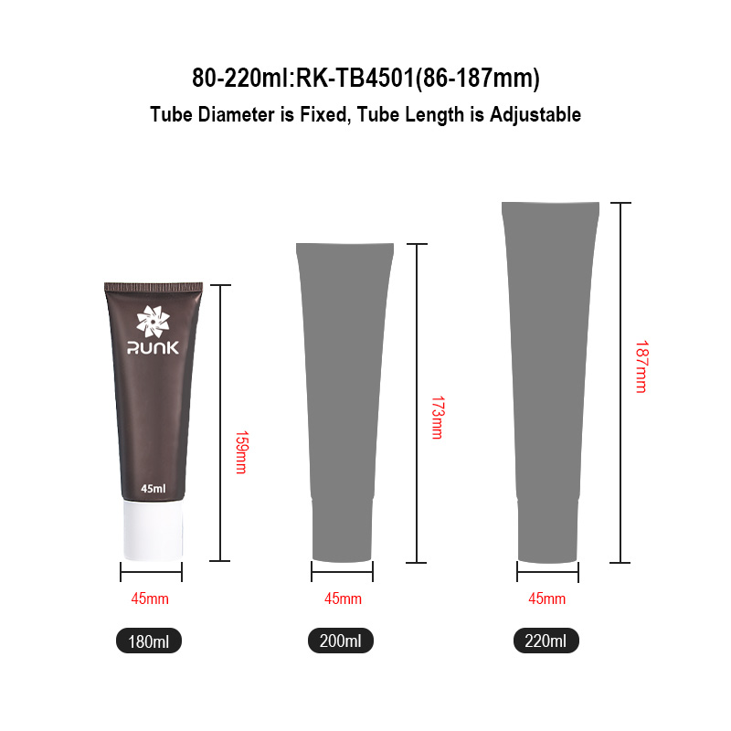 45ml face cleanser tube