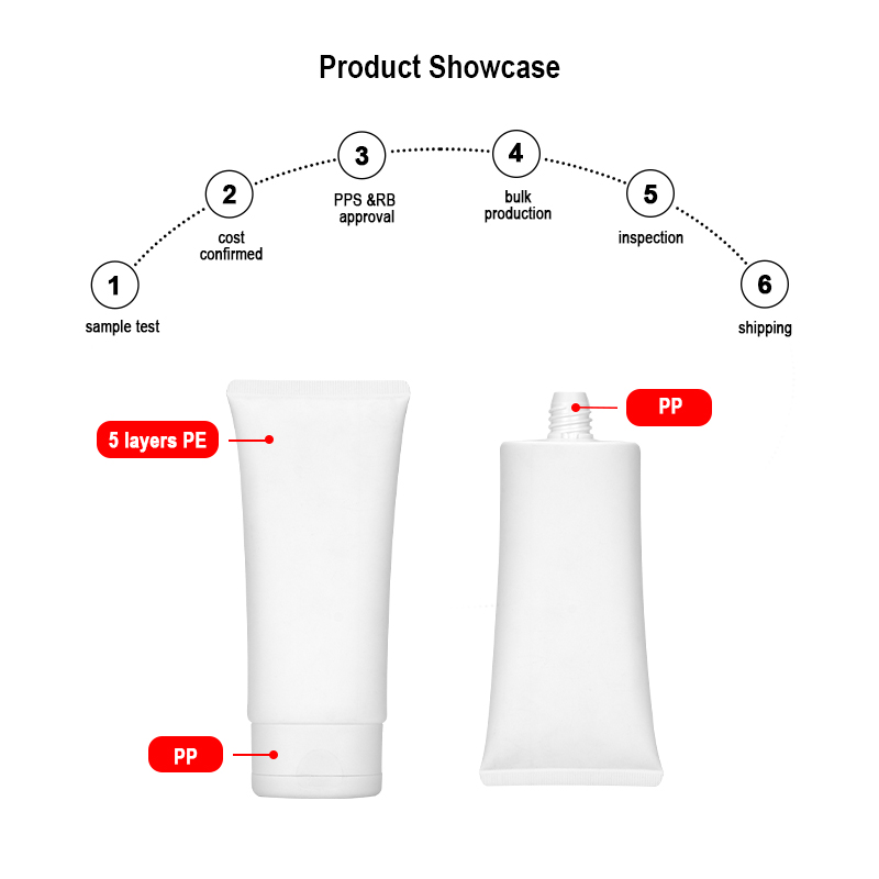 custom cosmetic squeeze tube