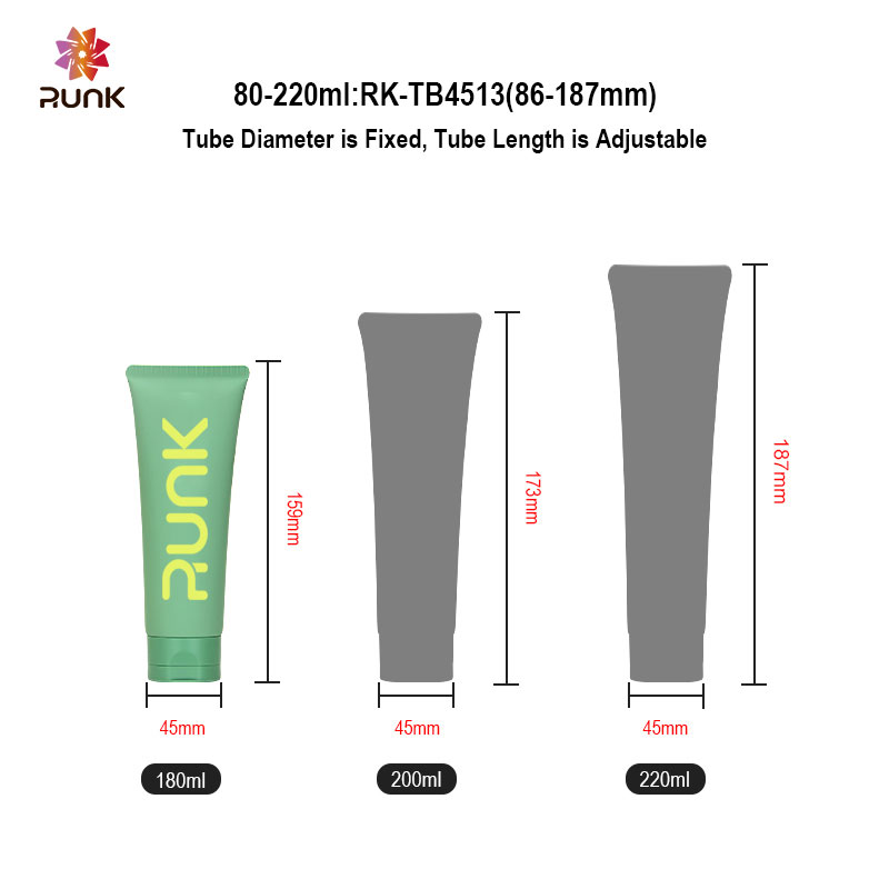 empty facial cleanser tube