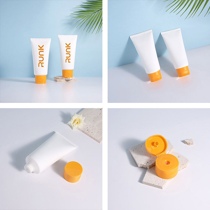 face wash tube Product Display