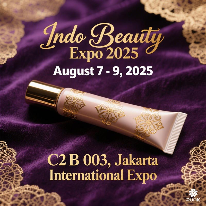 Runk presenta i suoi tubetti di plastica personalizzati e sostenibili all'Indo Beauty Expo 2025