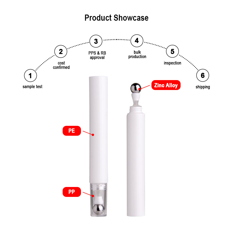 ball roller eye cream tubes