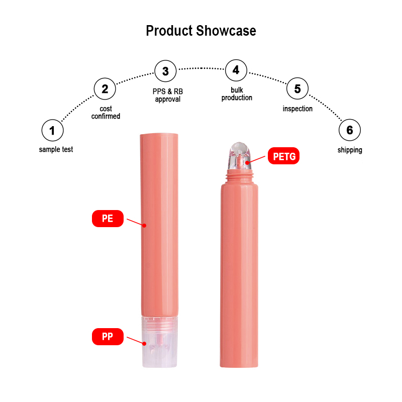 custom logo eye cream tube