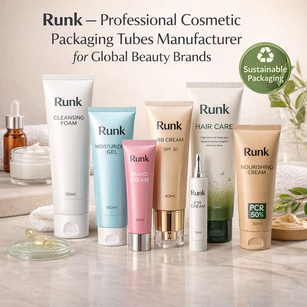 Runk – Produttore professionale di tubi per imballaggio cosmetico per marchi di bellezza globali