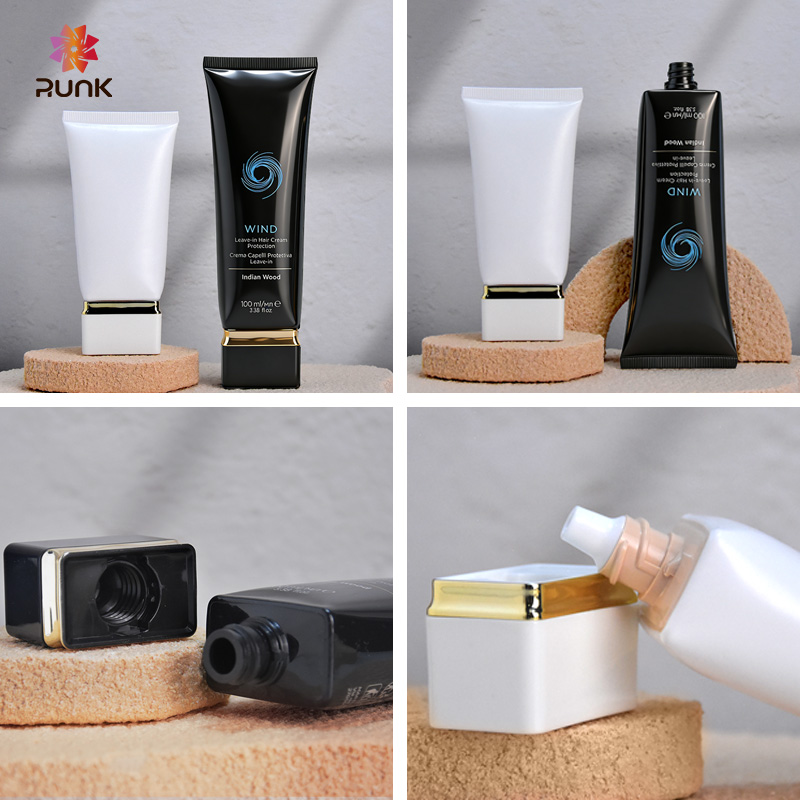 Metallic luster glossy cosmetic tube Metallic luster glossy cosmetic tube