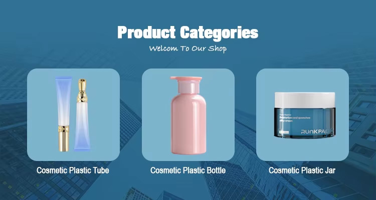 Empty cosmetic packaging tube