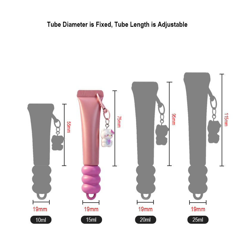 Runk cosmetic tube size