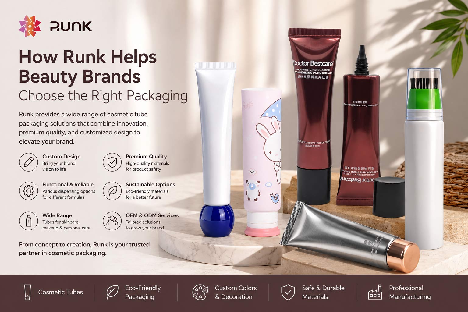 Come Runk aiuta i marchi di bellezza a scegliere il packaging giusto