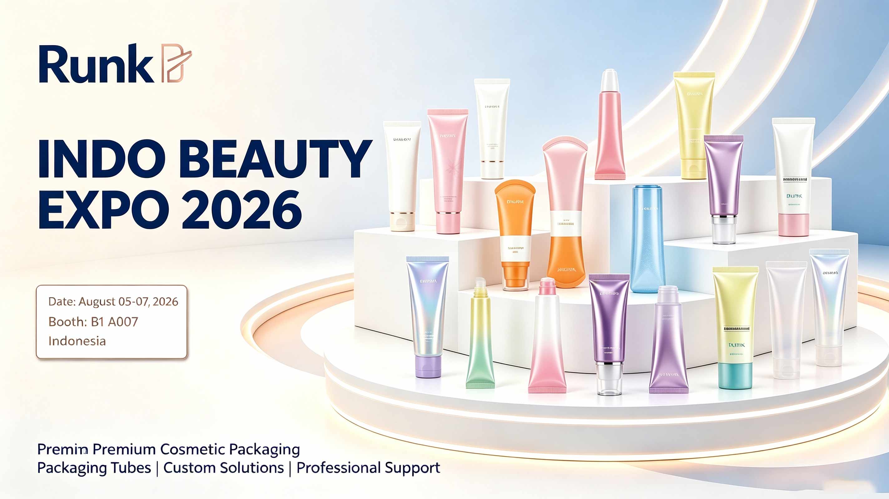 Runk esporrà all'INDO BEAUTY EXPO 2026 in Indonesia.