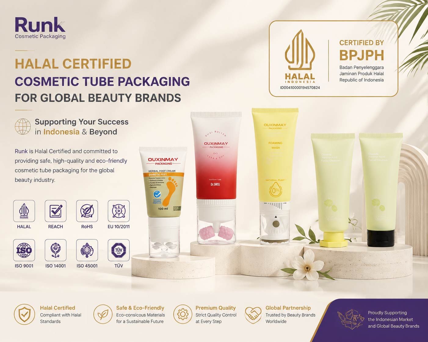 Halal cosmetic packaging supplier