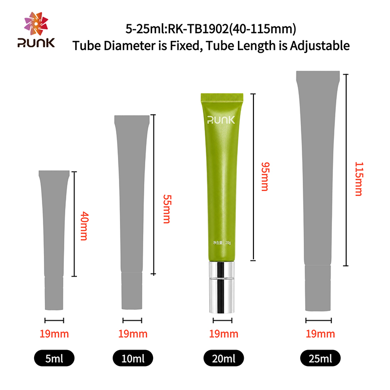 Runk Cosmetic Tube Capacity Runk Cosmetic Tube Capacity