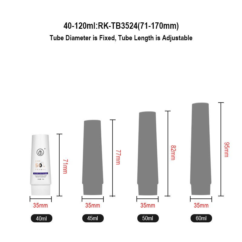 Runk Cosmetic Tube Capacity